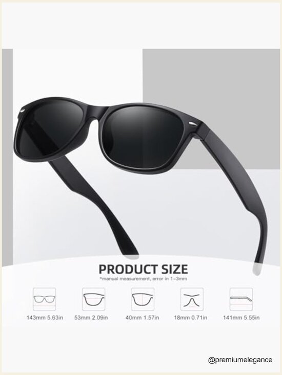 Classic Polarized Sunglasses for Women Men Retro Sun Glasses UV Protection 3 main image 4